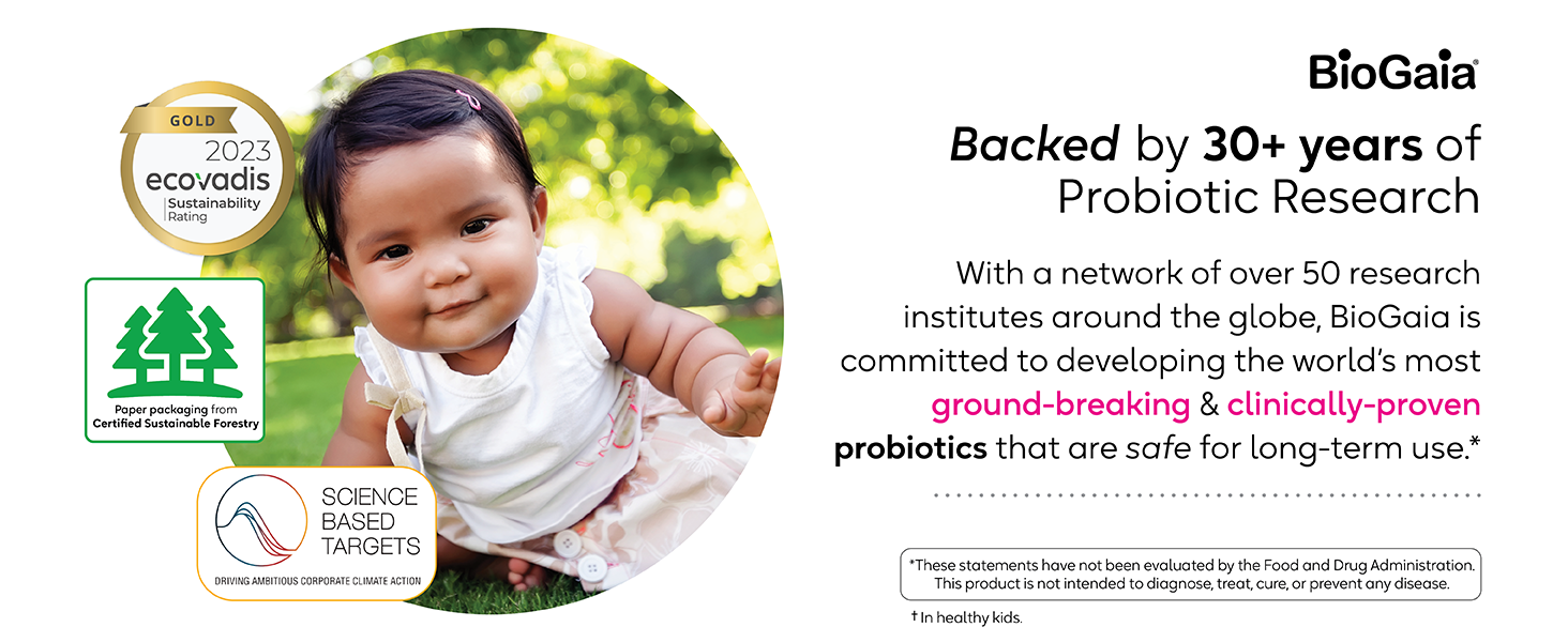 Immune Active Baby backed by 30 years of probiotic research