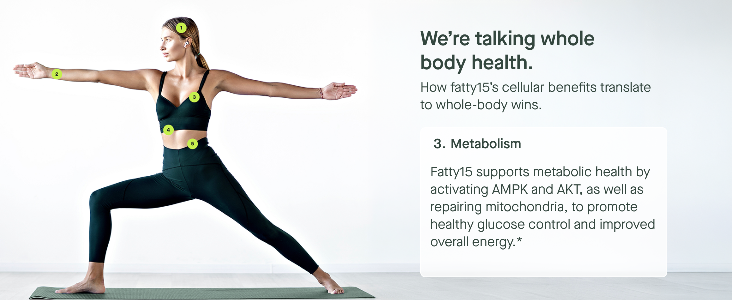 Supports metabolic health and supports overall energy