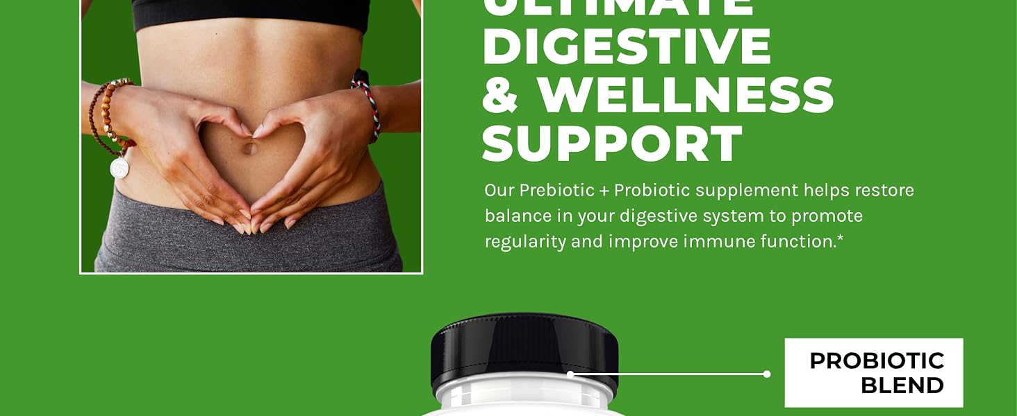 Prebiotics and probiotics for women and men probiotic acidophilus dietary supplement