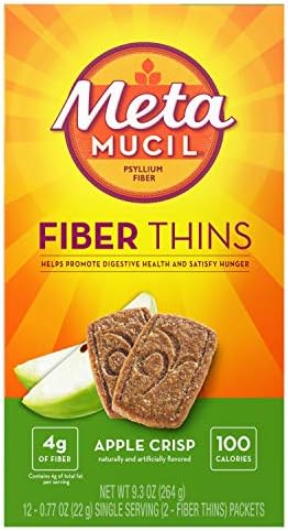 Metamucil Fiber Wafers Apple Crisp 24 Each (Pack of 7)