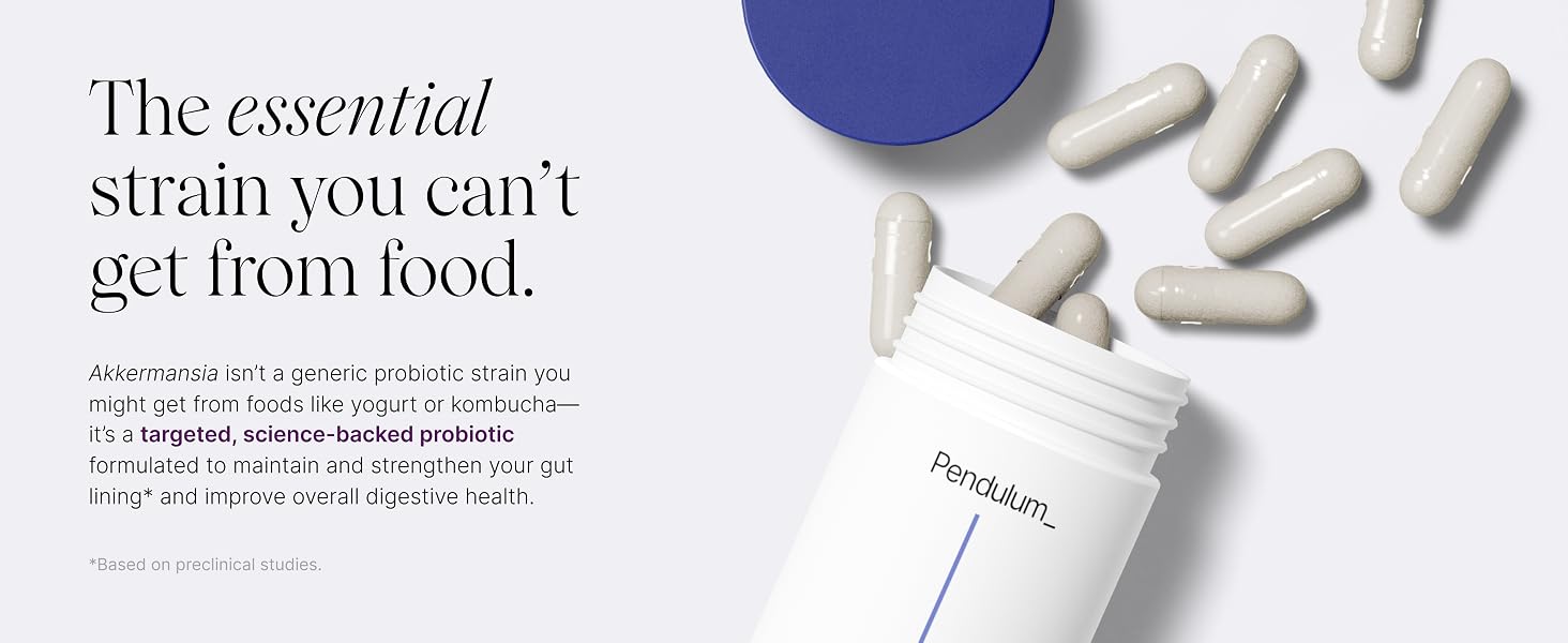 Akkermansia is an essential strain you cant get from food
