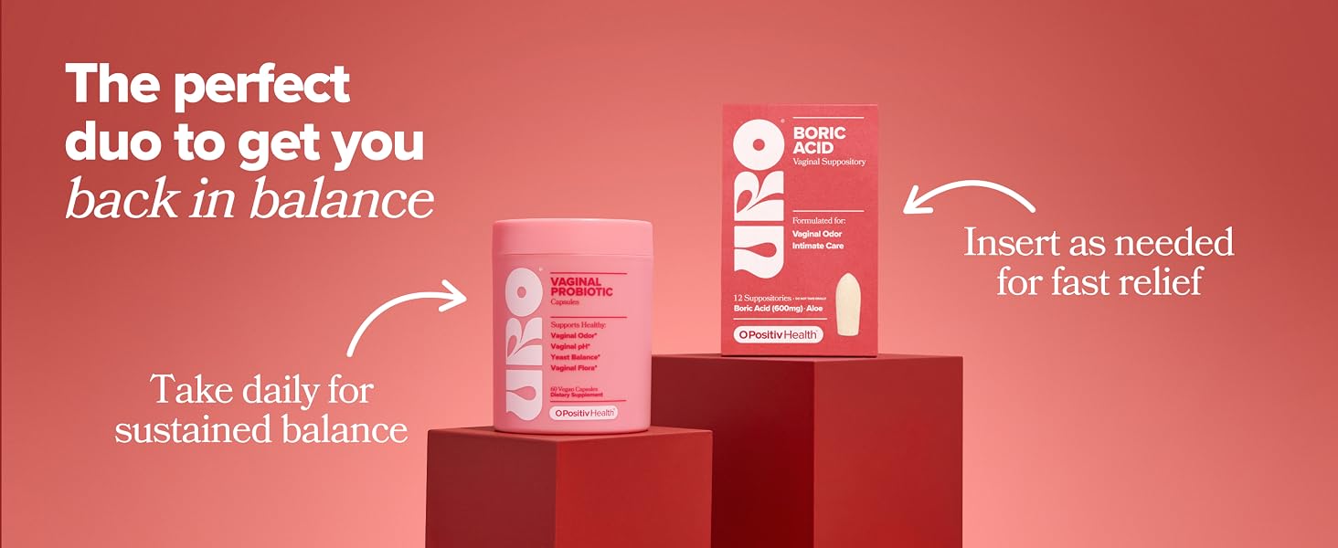 URO Boric Acid Vaginal Suppository