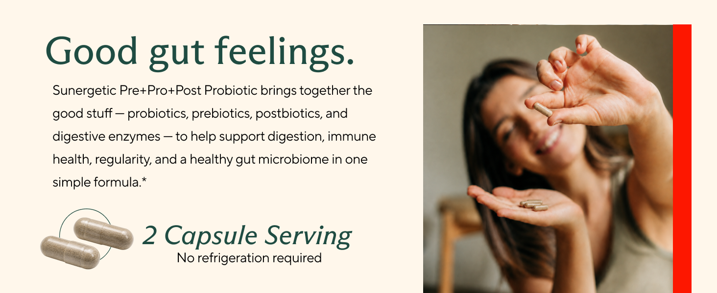 Sunergetic Probiotic 4-1 Capsules, 60ct