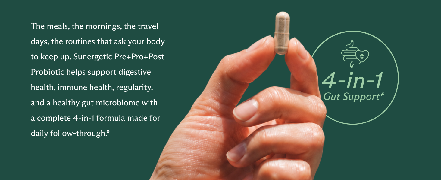 Sunergetic Probiotic 4-1 Capsules, 60ct