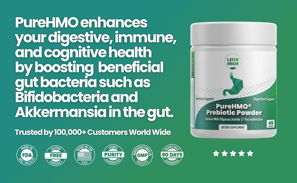 PureHMO prebiotic powder A+