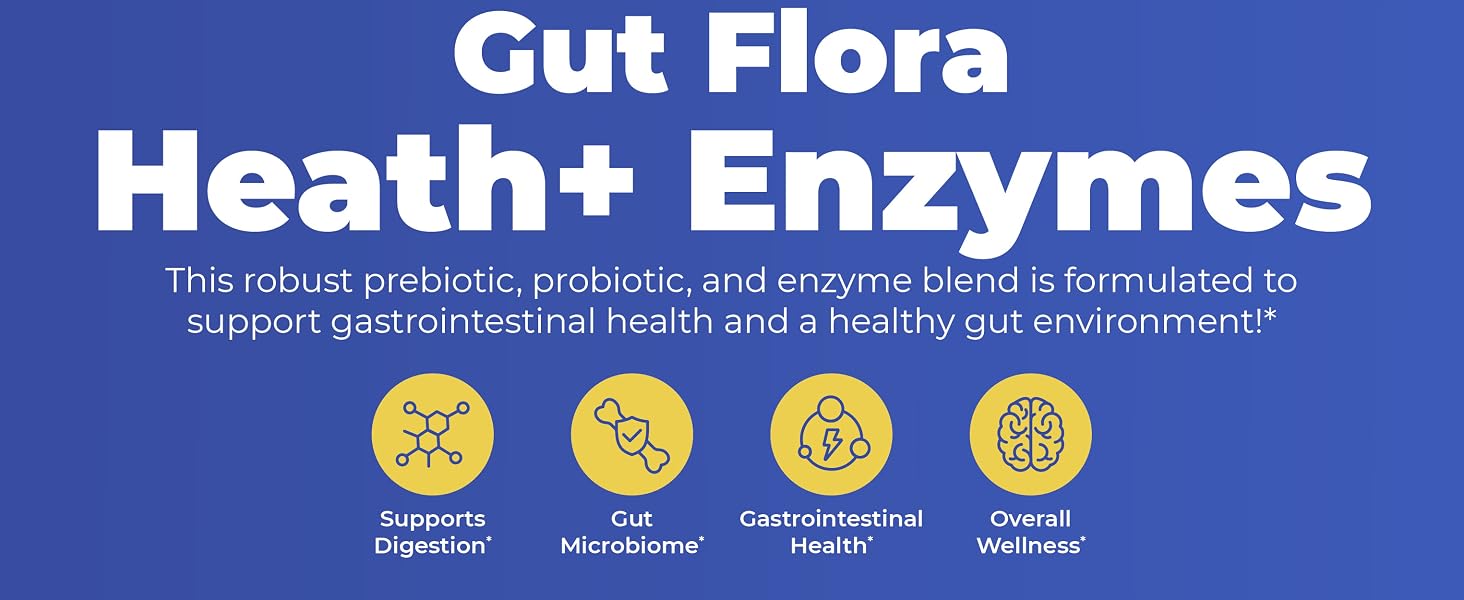Gut Flora Health+ Capsules Top Benefits