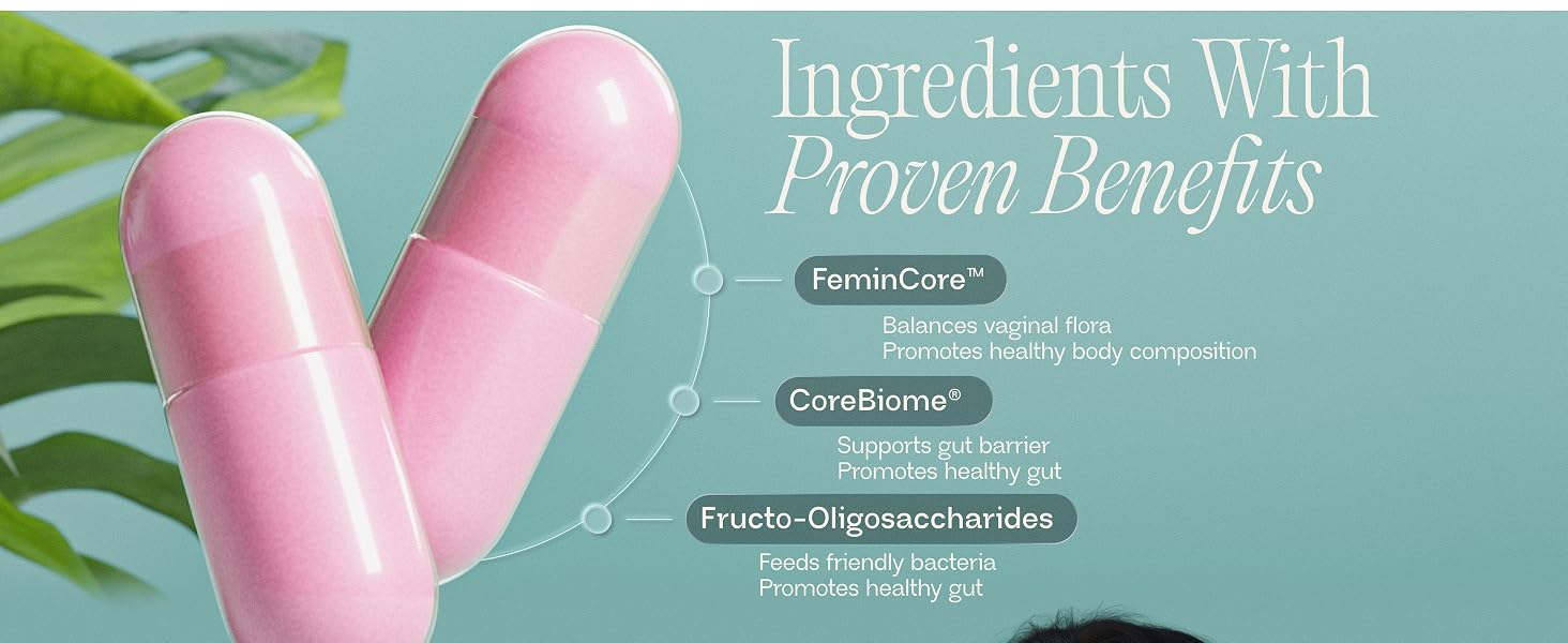 feminine health benefits synbiotic bioma