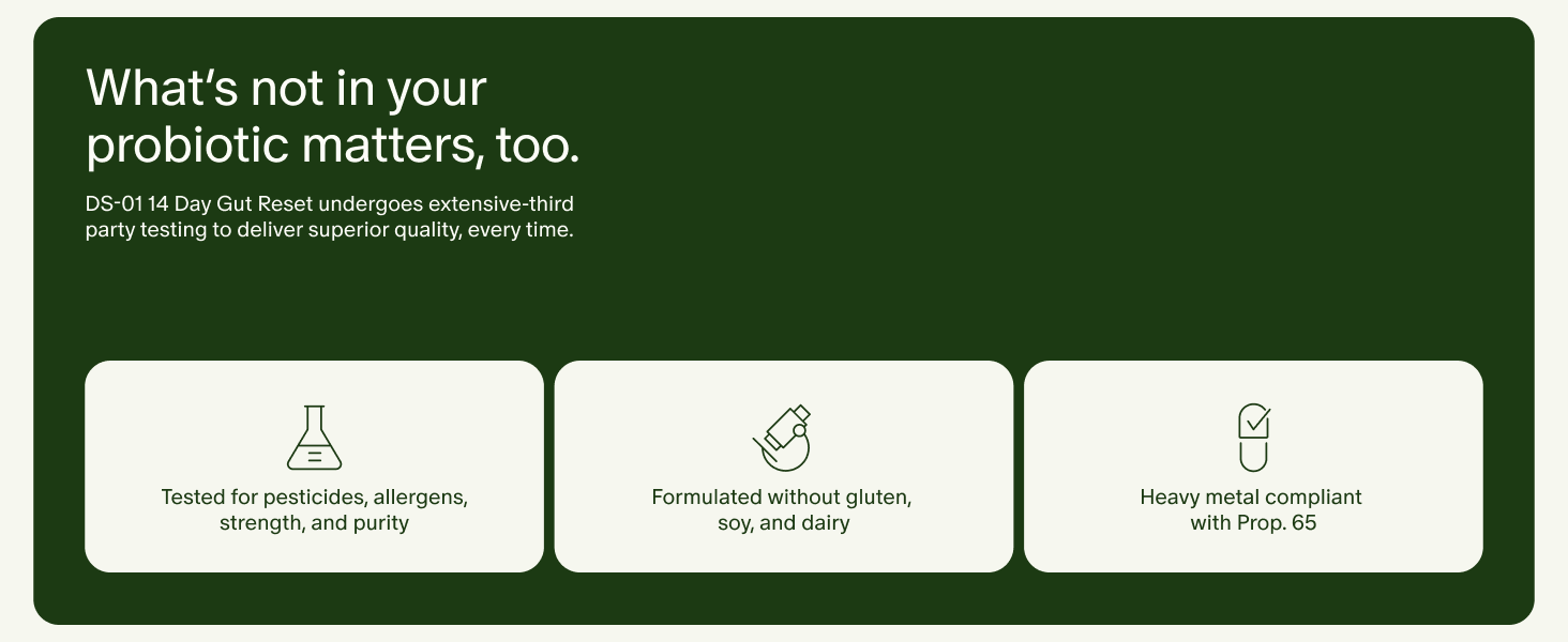 Whats not in your probiotic matters too