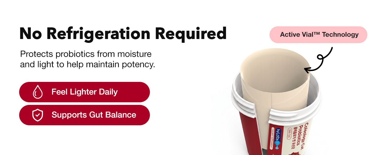 No refrigeration required