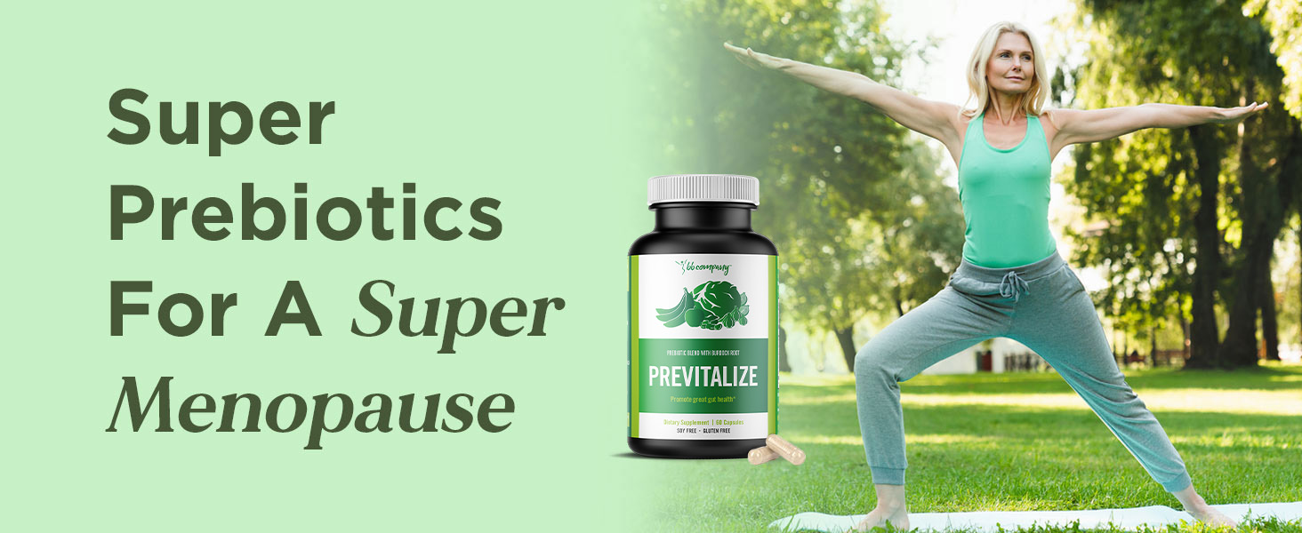 BB Company Previtalize super prebiotics for a super menopause