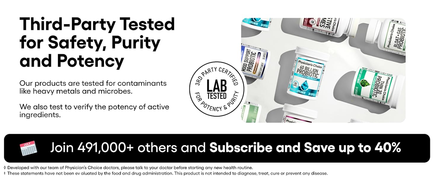 third party tested for safety purity and potency