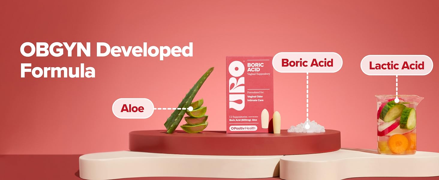 URO Boric Acid Vaginal Suppository