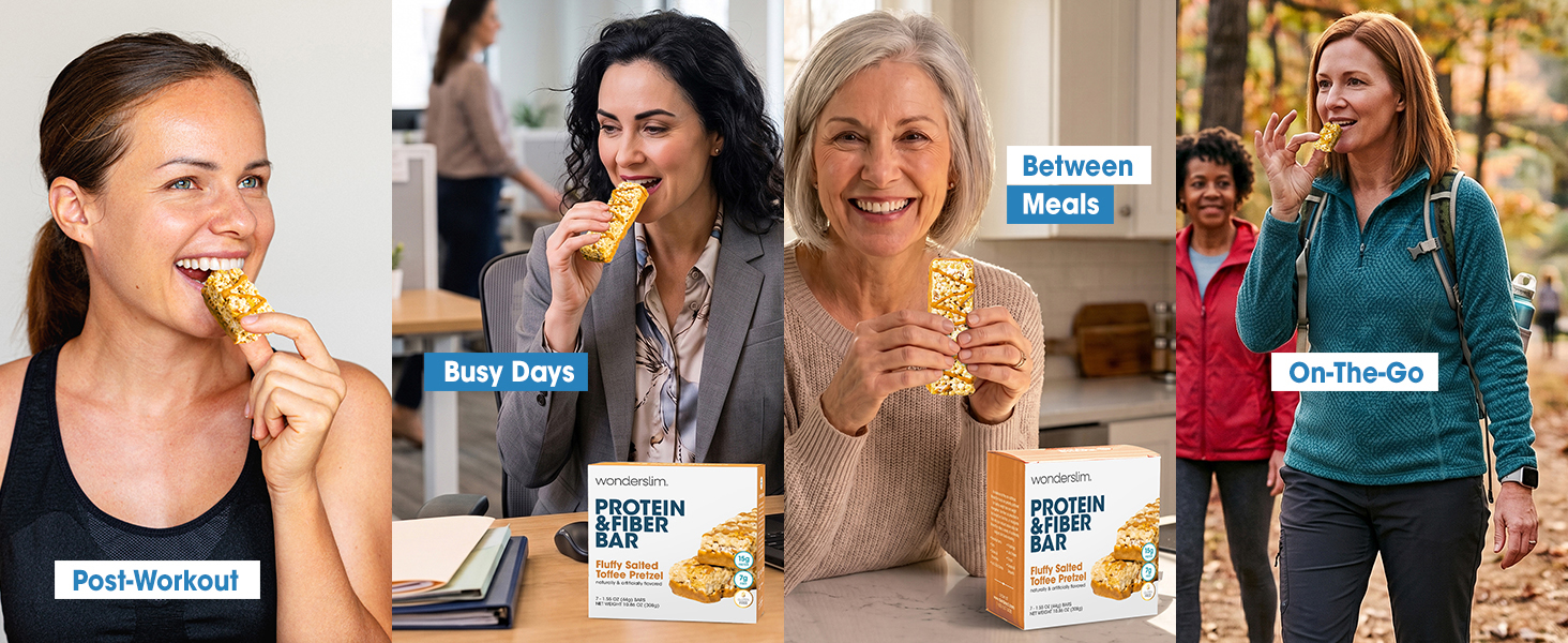high fiber protein snack bar