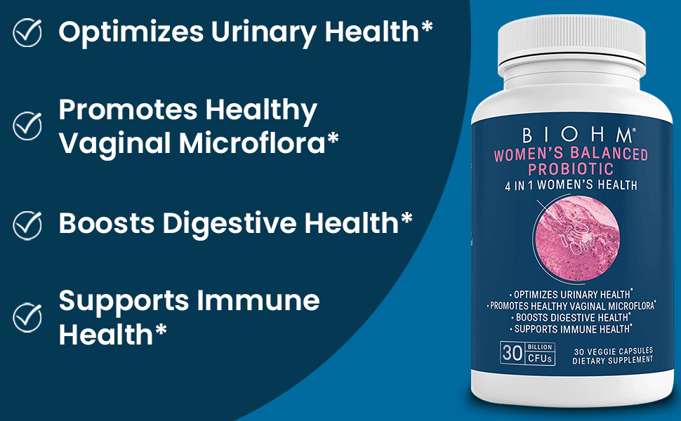 Vaginal Health Digestive Health Urinary Health Immune Support