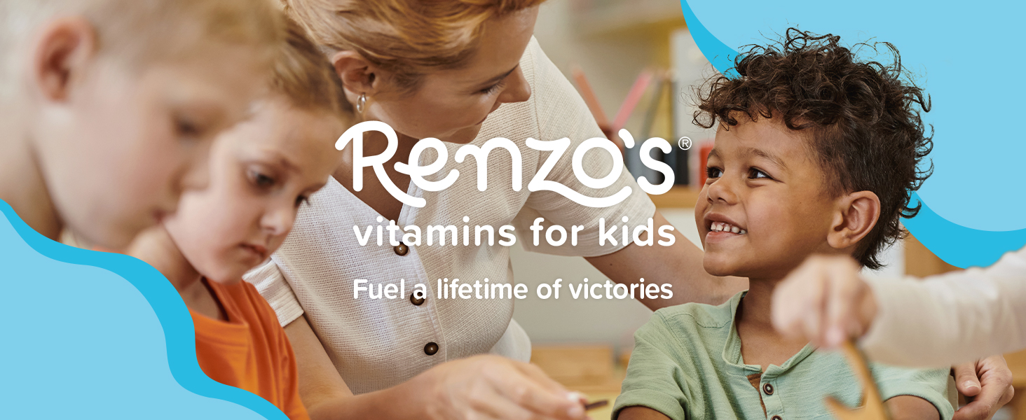Renzos vitamins for kids. The melty vitamins that check all the boxes.