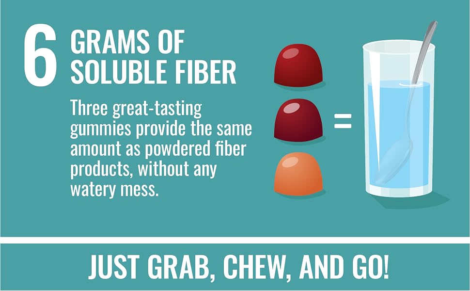 6 grams of soluble fiber