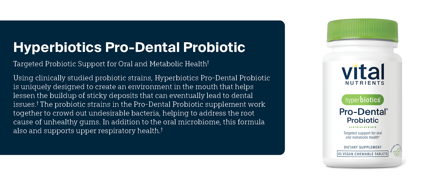 Hyperbiotics Dental Probiotics For Kids and Adults