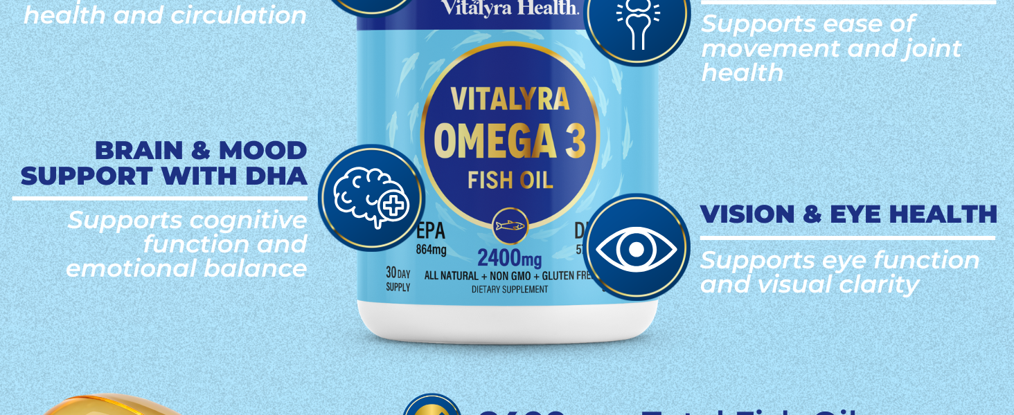 Vitalyra Omega 3 Fish Oil