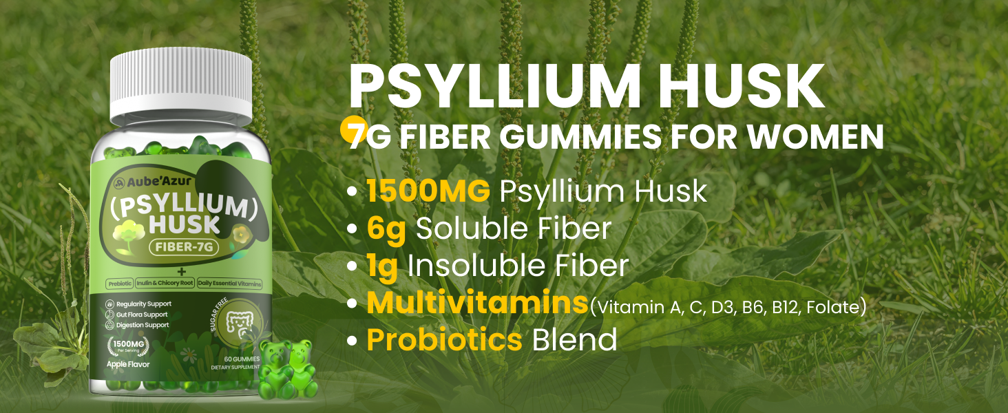 psyllium husk fiber gummies
