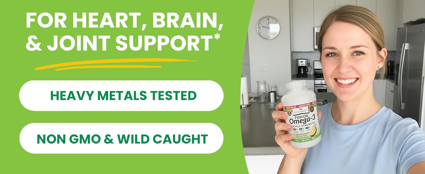 Heart brain and joint support molecularly distilled liquid 2400mg bottle high dose high quality