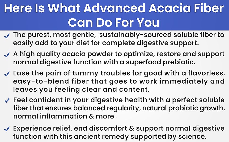 acacia fiber powder
