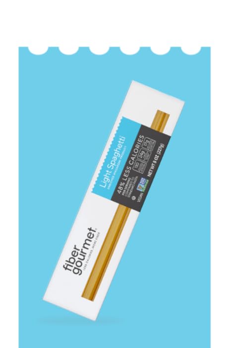 Fiber Gourmet light spaghetti, light pastas, fiber rich spaghettis, healthy spaghettis