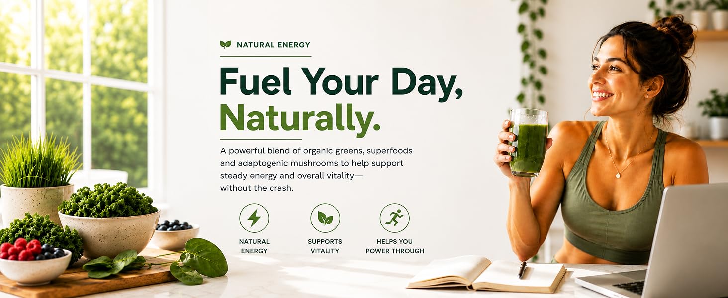 Country Farms Super Greens organic greens powder mixed greens gruns organic greens blue spirulina