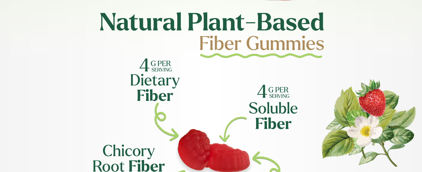 Nature's Gummies Prebiotic Fiber Gummies